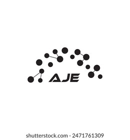 AJE letter logo design on white background. Creative  modern AJE letter logo design. Vector design.
Letters AJE, AJE logo  vector template.