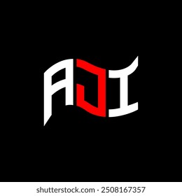 AJI logo design, AJI simple and modern logo. AJI luxurious alphabet design  
