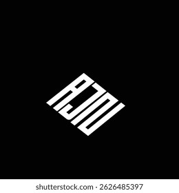 AJN letter logo design on black background.  
AJN letter business logo design. 
AJN creative initials letter logo concept.