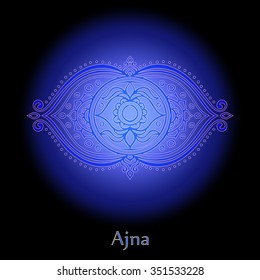 Ajna, Third Eye - one of the seven chakras 