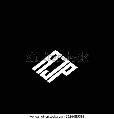 AJP letter logo design on black background.  
AJP letter business logo design. 
AJP creative initials letter logo concept.
