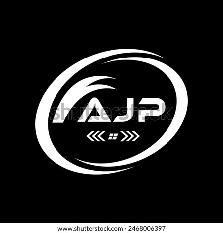 AJP letter logo Design. AJP Simple and modern monogram logo. AJP Abstract Alphabet vector Design.