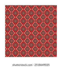 ajrak patrón de diseño de patrones de tela industrial cultura de sindh Pakistán 3d rojo 