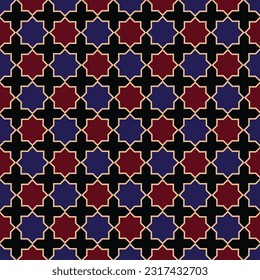 Ajrakh Pattern and batik print background digital printing pattern textile, abstract, shirting design vector wallpaper