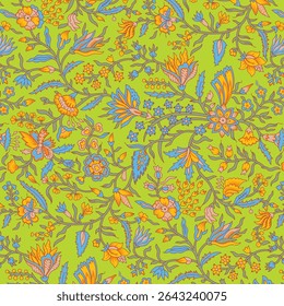 Ajrakh Pattern and block print Pattern and batik print Background digital printing textile pattern