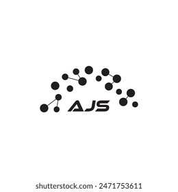 AJS letter logo design on white background. Creative  modern AJS letter logo design. Vector design.
Letters AJS, AJS logo  vector template.
