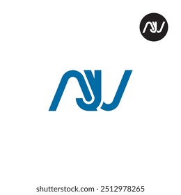 AJV Logo Letter Monogram Design