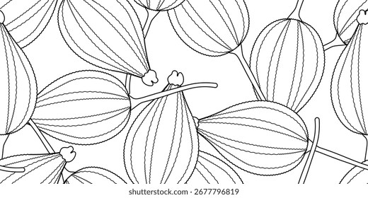 Ajwain fruits abstract seamless pattern