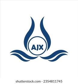AJX letter logo design with white background in illustrator, AJX Monogram logo design for entrepreneur and business.
