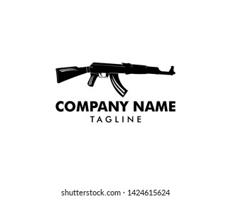 AK 47 Logo Template Design