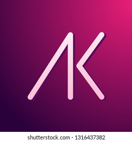 AK creative logo dising
