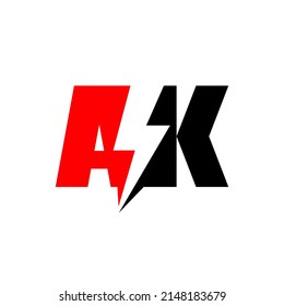 AK Electrician Logo can be use for icon, sign, logo and etc