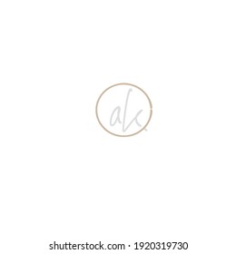 ak initial isolated black handwriting