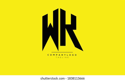AK initials Monogramm Buchstaben Textalphabet Logo-Design