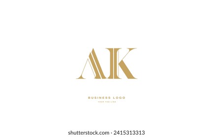 AK, KA, A, K, Abstract Letters Logo monogram