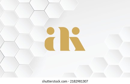 AK, KA Abstract Letters Logo Monogram
