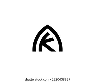 AK KA Logo-Design-Vektorvorlage