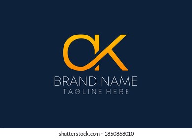 plantilla vectorial de diseño de logotipo conjunto de letras ak. cotejar un logotipo de k para una empresa de negocios. Letra alfabética icónico logotipo AK