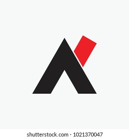 AK letter logo design vector