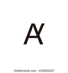 ak letter vector logo