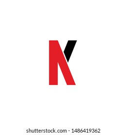 ak letter vector logo. n k vector logo