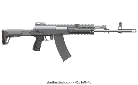 AK-12. Vector illustration