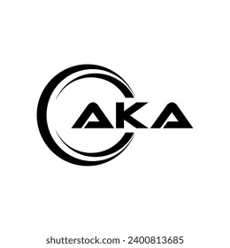 AKA Letter Logo Design, Inspiration for a Unique Identity. Modern Elegance and Creative Design. Watermark Your Success with the Striking this Logo.