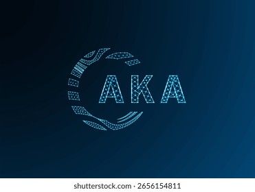 AKA low poly letter logo vector design. AKA lower poly logo design. AKA unique low poly logo design.