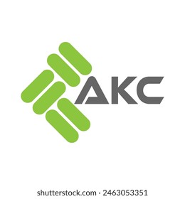 AKC-Logo-Vektorgrafik-Design, AKC-Logo einfach und modern. Luxuriöses Alphabet-Design von AKC
