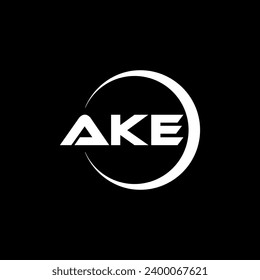 AKE Letter Logo Design, Inspiration for a Unique Identity. Modern Elegance and Creative Design. Watermark Your Success with the Striking this Logo.