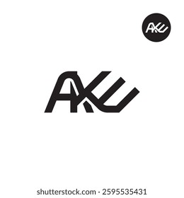 AKE Logo Letter Monogram Design