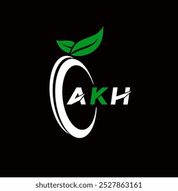 AKH logotipo de letra minimalista criativo. AKH vetor único iniciais alfabeto letra logotipo design 