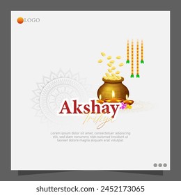 Akhshaya Tritiya, also known as Akha Teej, is a Hindu festival celebrated on the third lunar day of the bright half (Shukla Paksha) of the Hindu calendar month of Vaishakha.