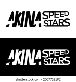 Akina Speed Stars Logo Icon Symbol Decal Flat Vector