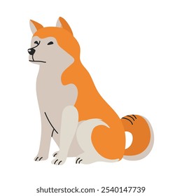 Akita icon clipart avatar logotype isolated illustration