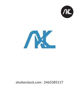 AKL Logo Letter Monogram Design