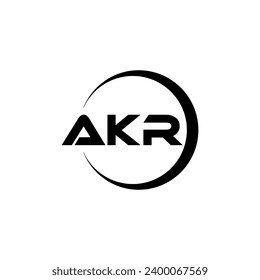 AKR Letter Logo Design, Inspiration for a Unique Identity. Modern Elegance and Creative Design. Watermark Your Success with the Striking this Logo.