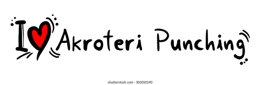 akroteri punching love