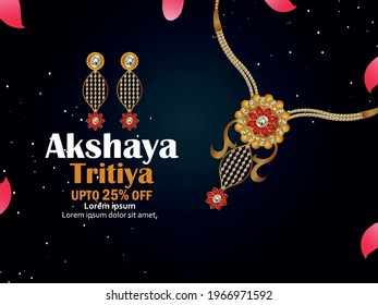 Akshaya tritiya invitation greeting card for sale promotion