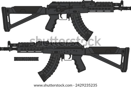 AK-T RAX-1 Modular Rail illustrator