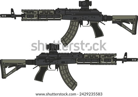 AK-T RAX-2 Modular Rail illustrator