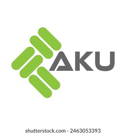 AKU letter logo vector design, AKU simple and modern logo. AKU luxurious alphabet design