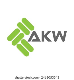 AKW letter logo vector design, AKW simple and modern logo. AKW luxurious alphabet design