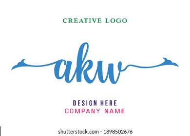 AKW lettering logo is simple, easy to understand and authoritative