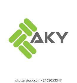 AKY letter logo vector design, AKY simple and modern logo. AKY luxurious alphabet design