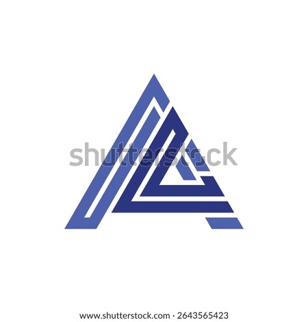 al abstract logo modern style