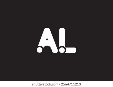 AL creative latter logo design and initial logo
