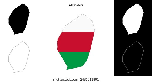 Karte von Al Dhahira Governorate