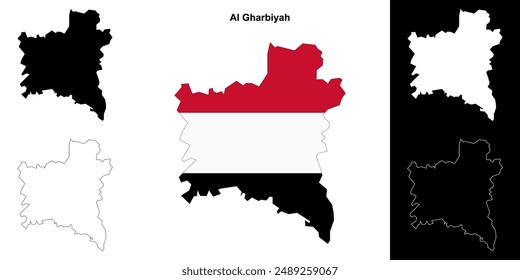 Karte von Al Gharbiyah Governorate