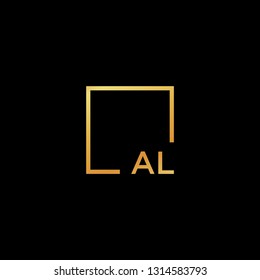 AL GOLD MONOGRAM